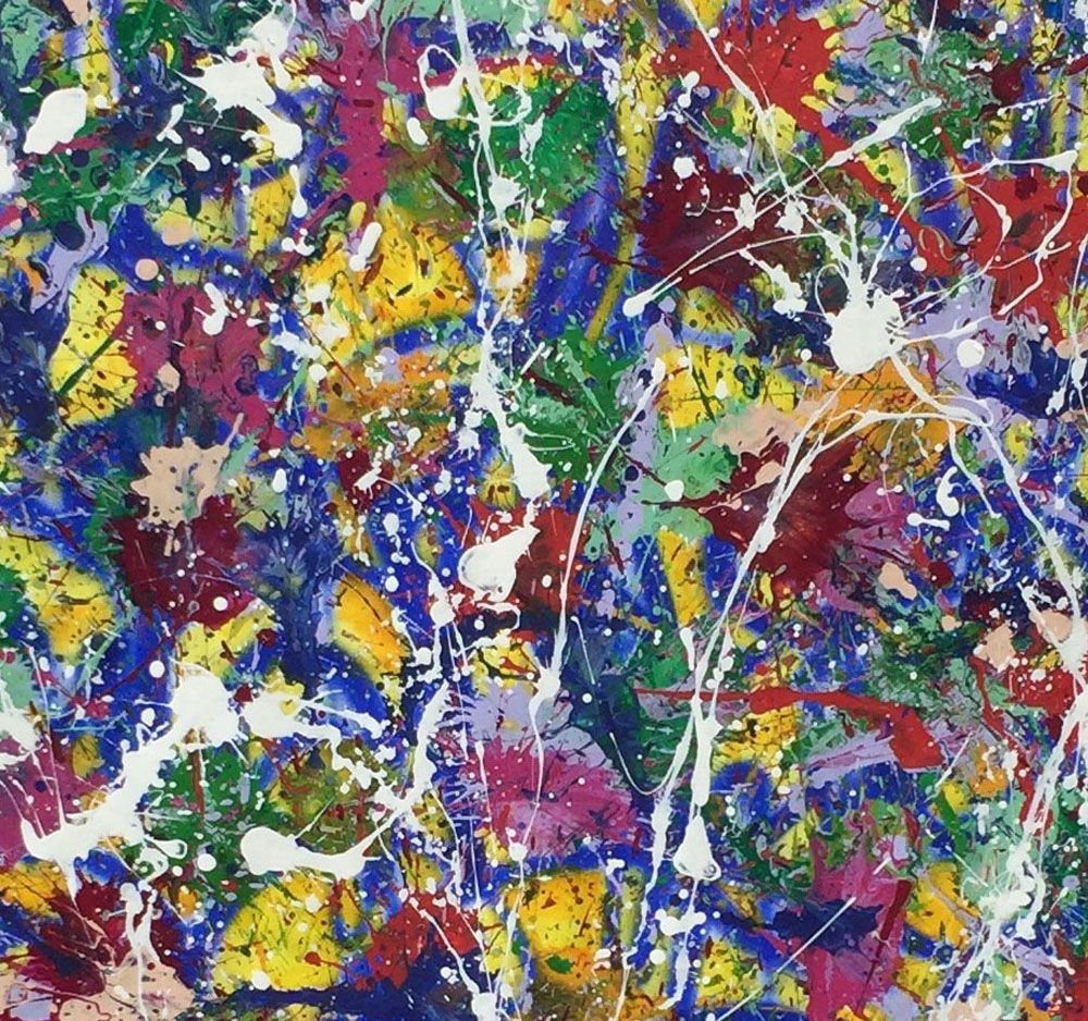 Tableau de STEPHANE RIME a pour titre NONAME A44 style abstrait dim : STEPHANE RIMEprix:1500