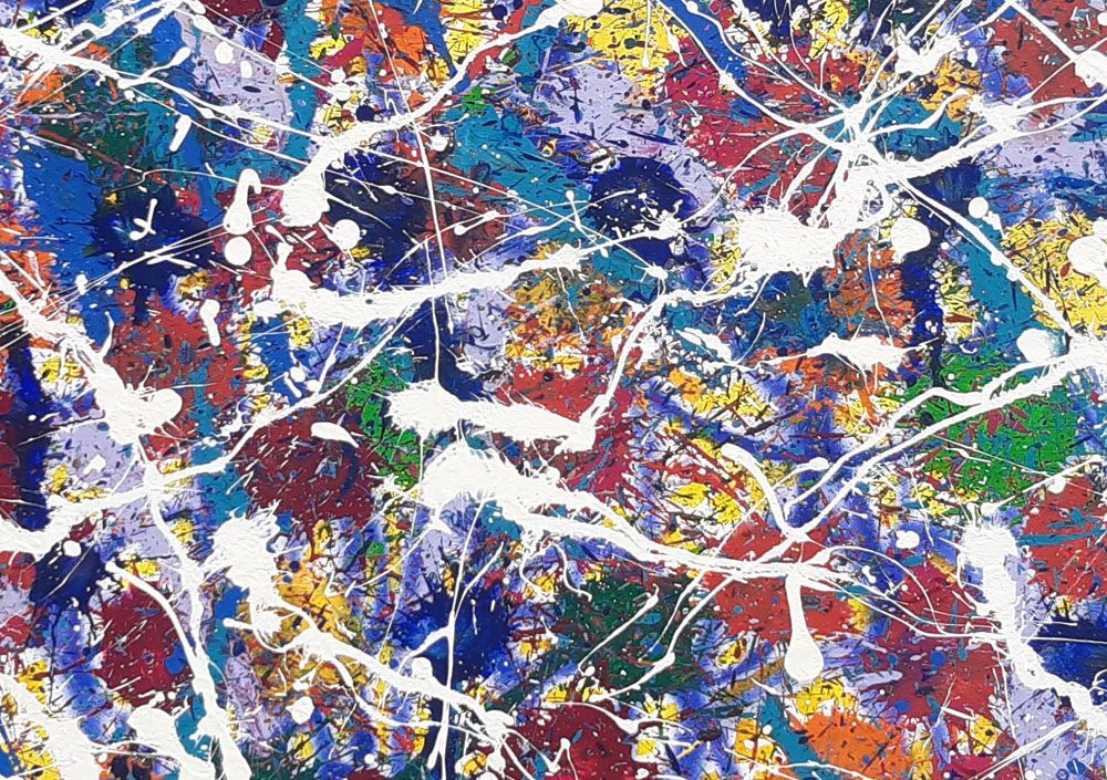 Tableau de STEPHANE RIME a pour titre NONAME A50 style abstrait dim : STEPHANE RIMEprix:2000