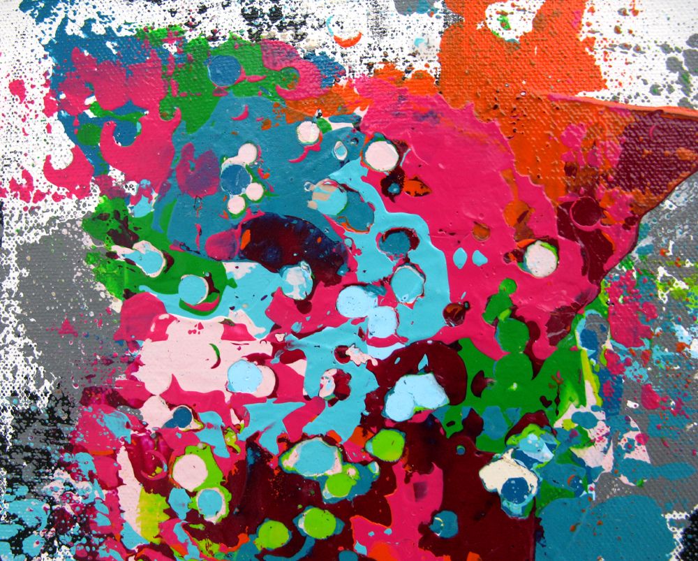 Tableau de CELINE WEBER a pour titre STONE 1 style abstrait dim : CELINE WEBERprix:100