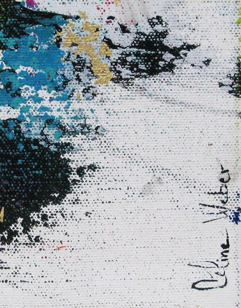 Tableau de CELINE WEBER a pour titre STONE OR PASSION style abstrait dim : CELINE WEBERprix:1150