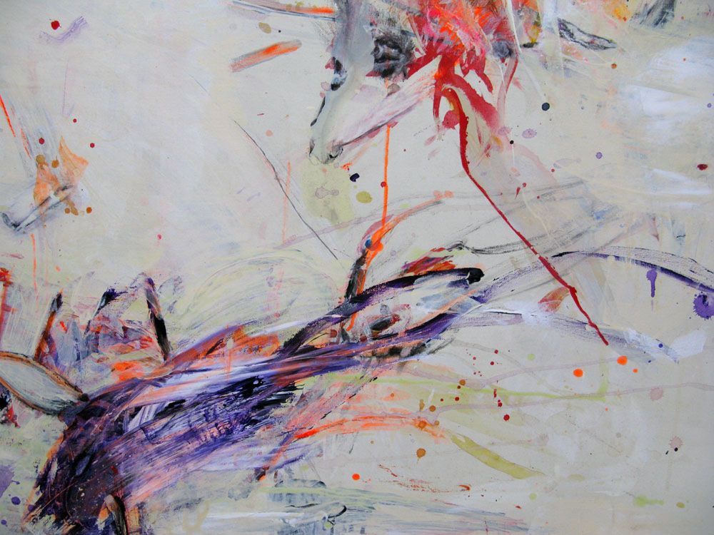 Tableau de RINGER HERVE a pour titre SANS TITRE style abstrait dim : RINGER HERVEprix:950