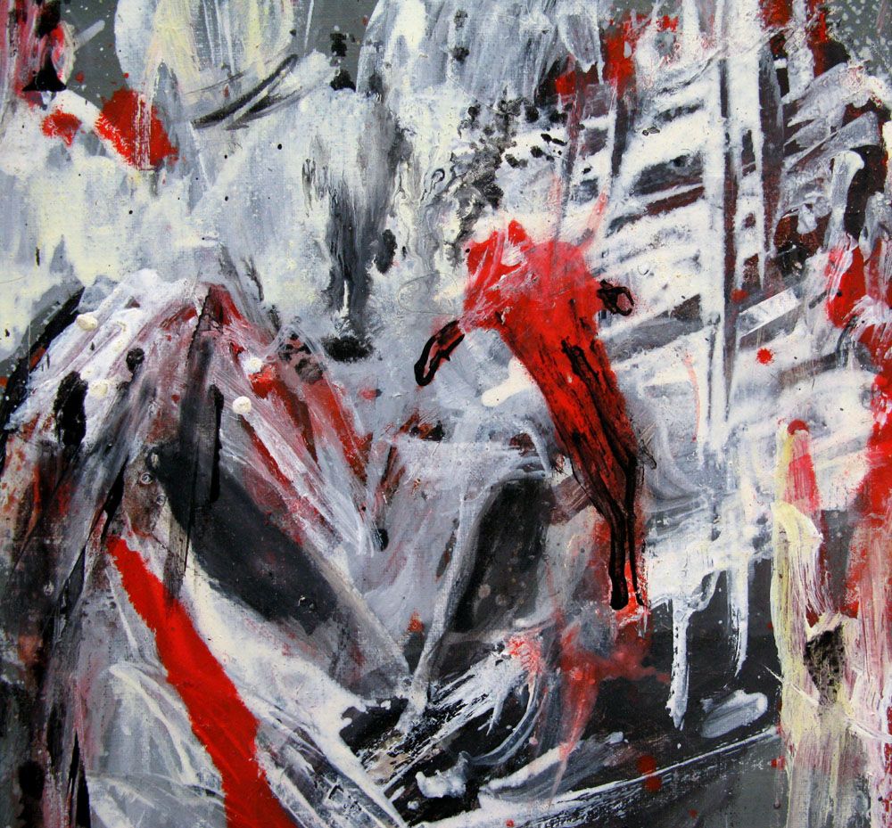 Tableau de RINGER HERVE a pour titre SANS TITRE style abstrait dim : RINGER HERVEprix:160