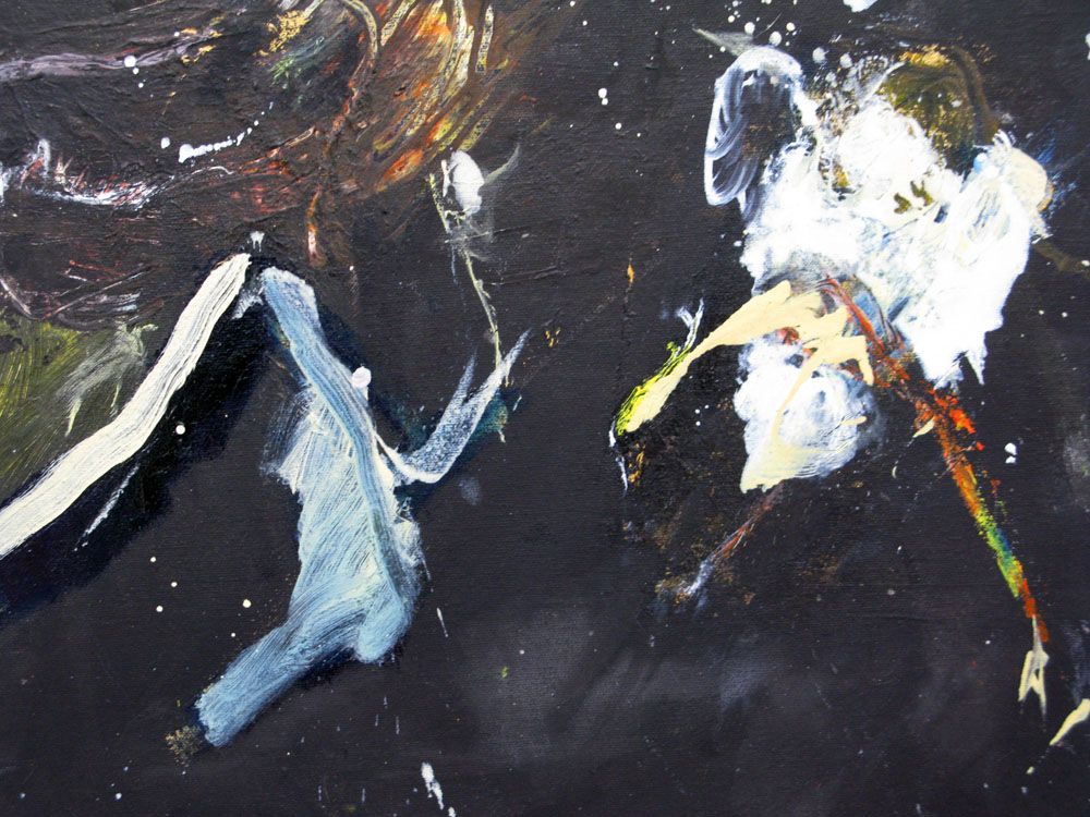 Tableau de RINGER HERVE a pour titre SANS TITRE style abstrait dim : RINGER HERVEprix:170