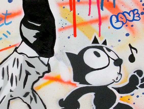 Dessin de SARA CHELOU a pour titre Street game style street pop art, street art dim : SARA CHELOUprix:280