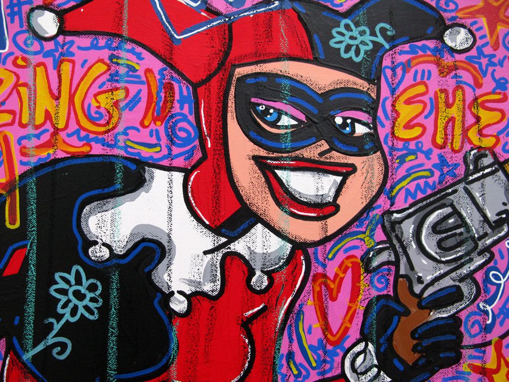 Tableau de RICO SAB a pour titre So kult style street pop art, street art dim : RICO SABprix:250