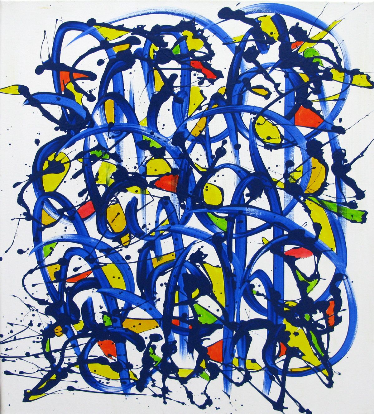 Tableau de STEPHANE RIME a pour titre NONAME D102 style abstrait dim : STEPHANE RIMEprix:430