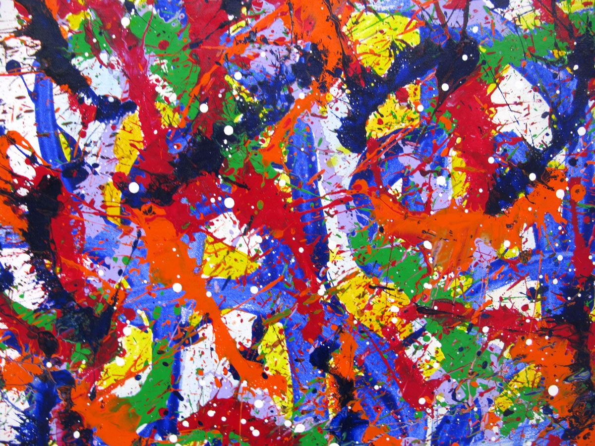 Tableau de STEPHANE RIME a pour titre NONAME B26 style abstrait dim : STEPHANE RIMEprix:850