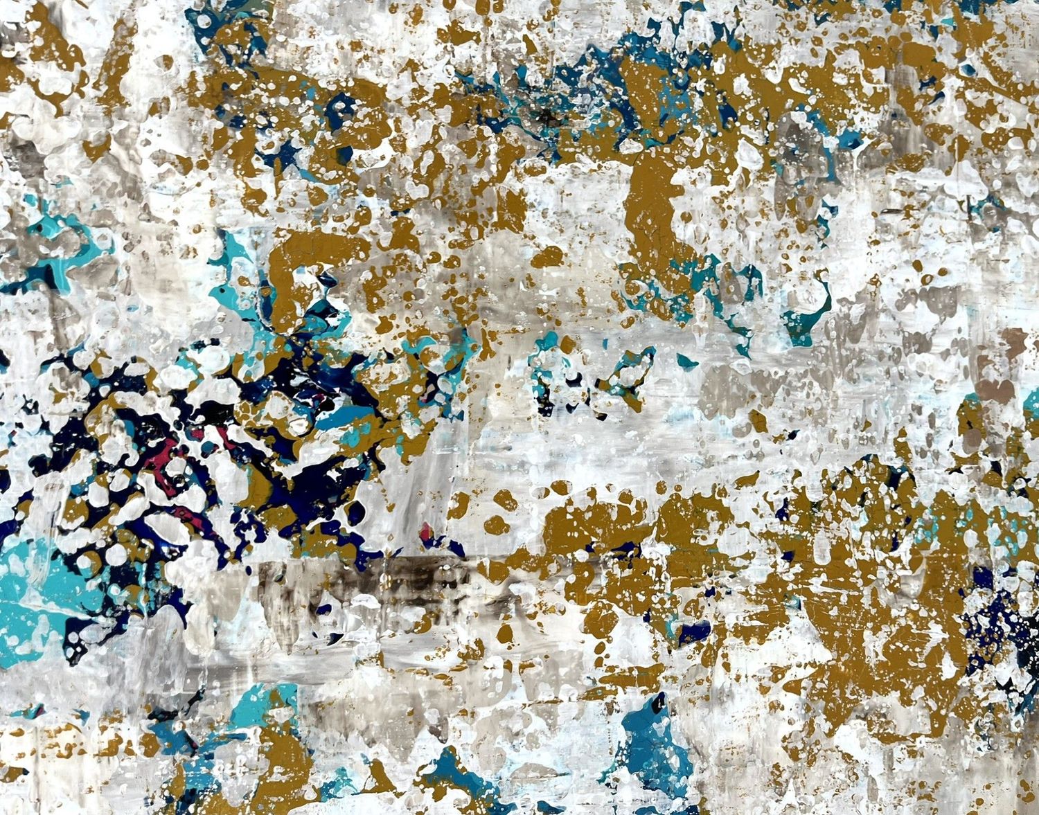 Tableau de CELINE WEBER a pour titre Stone style abstrait dim : CELINE WEBERprix:950