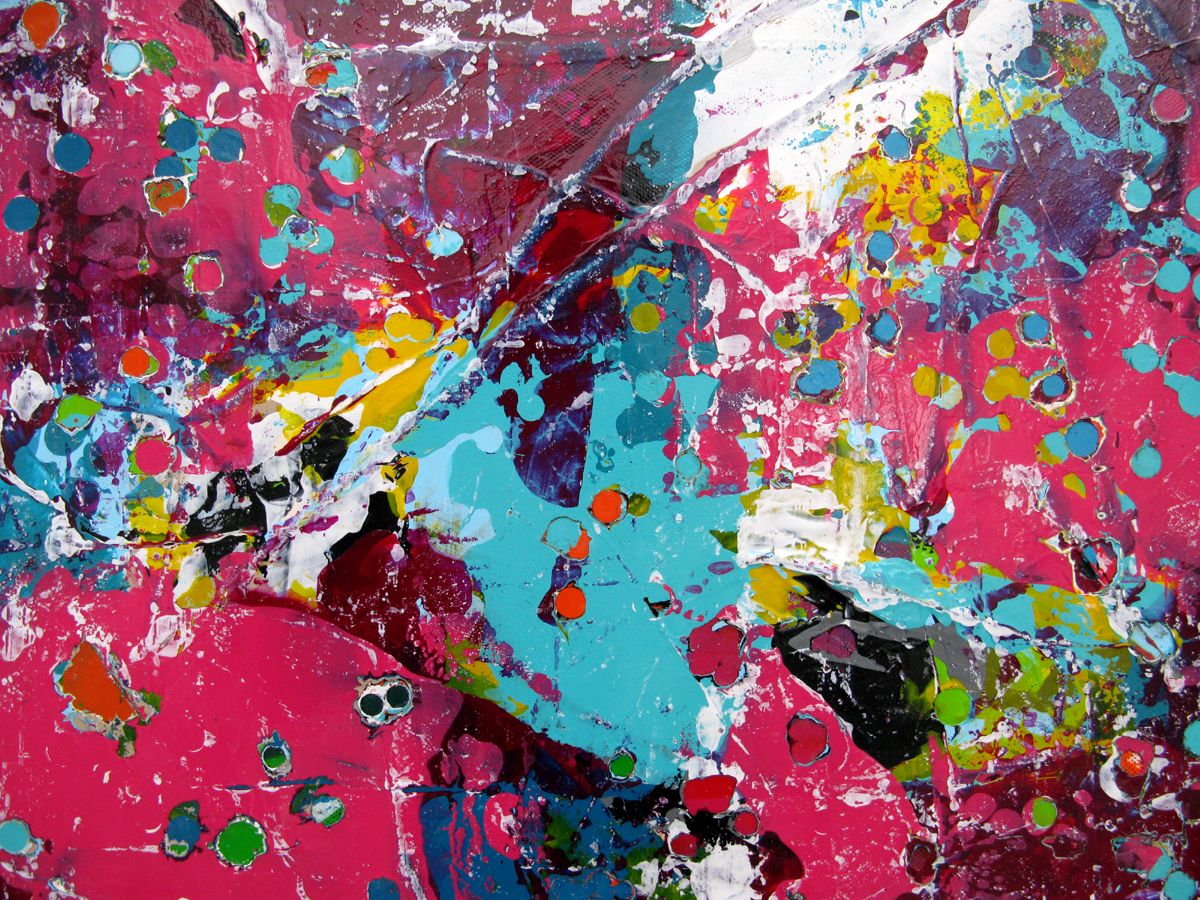 Tableau de CELINE WEBER a pour titre Stone Lumière et vertige style abstrait dim : CELINE WEBERprix:950
