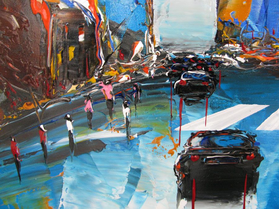 Tableau de F. BOUTET a pour titre SANS TITRE style abstrait dim : F. BOUTETprix:850