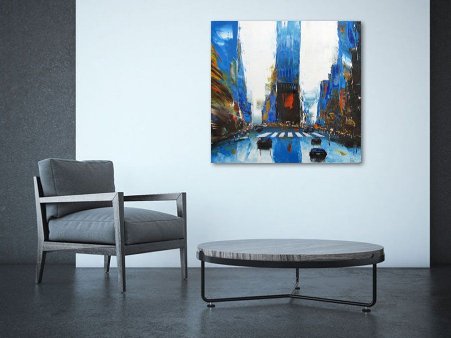 Tableau de F. BOUTET a pour titre SANS TITRE style abstrait dim : F. BOUTETprix:850