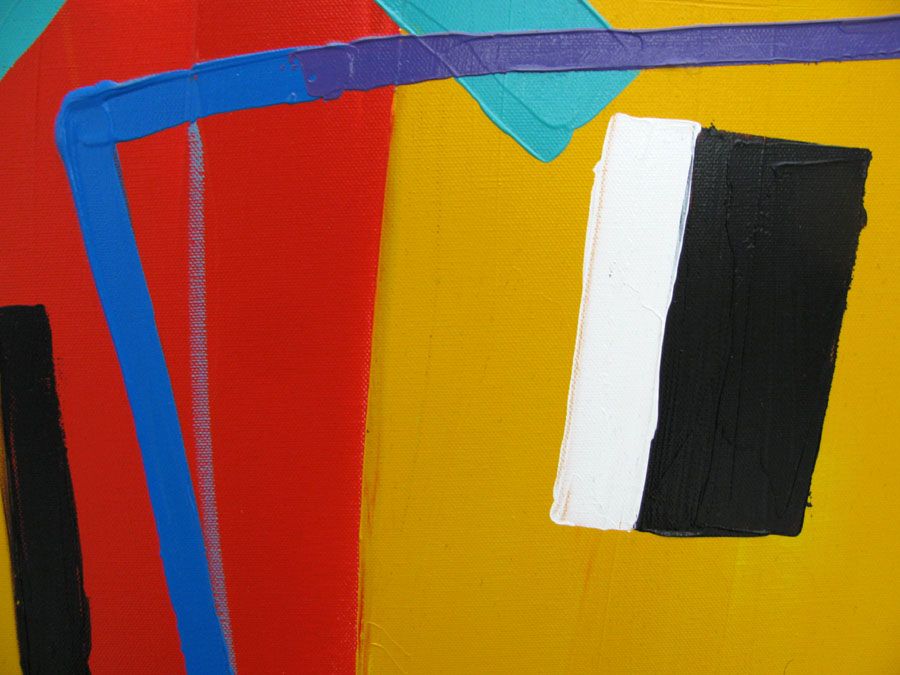 Tableau de MARCELLO CID SAINT JEAN a pour titre ESPACIOS style abstrait dim : MARCELLO CID SAINT JEANprix: