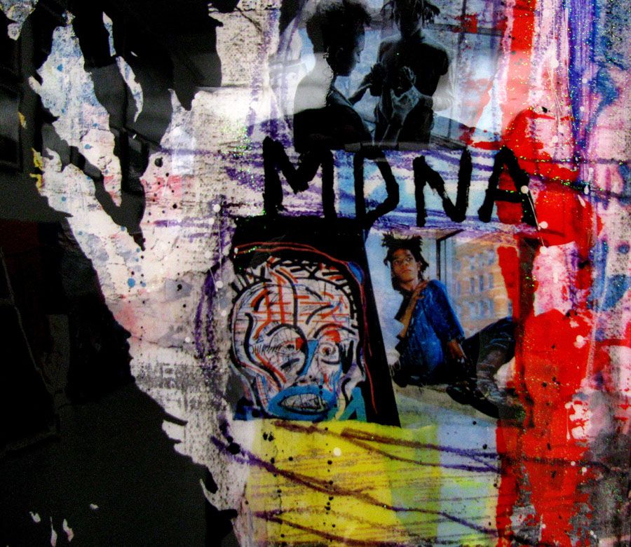 Tableau de THIERRY RASINE a pour titre YOUNG KING style street pop art, street art dim : THIERRY RASINEprix:1250