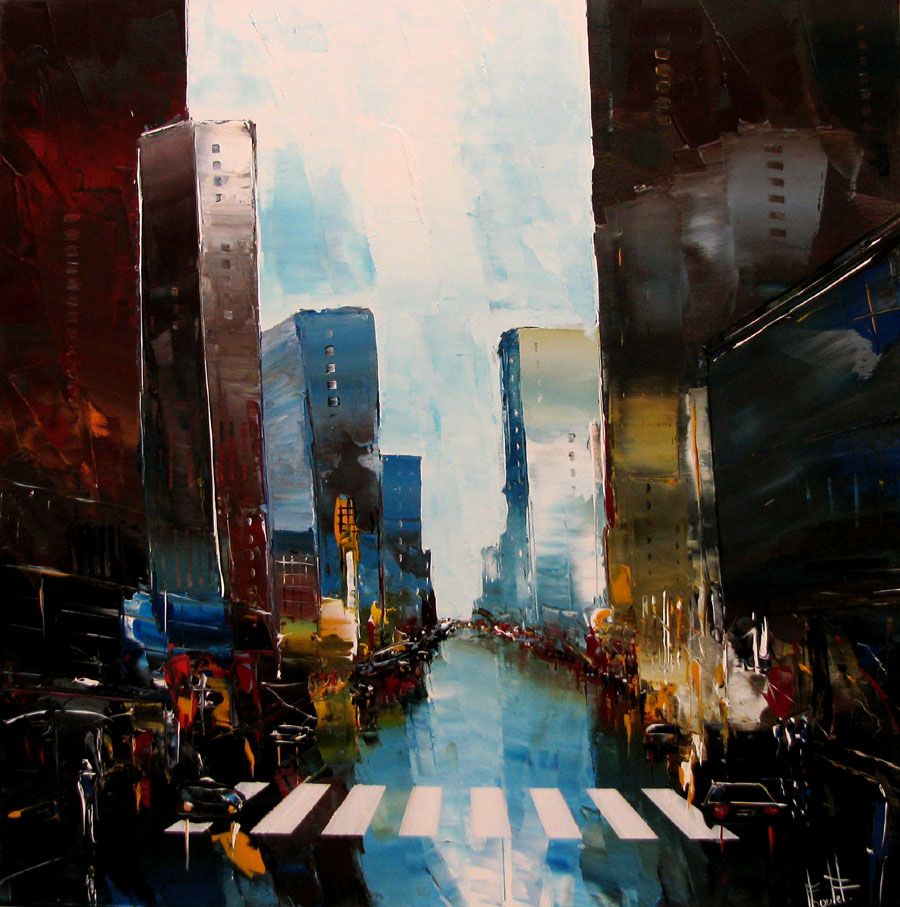 Tableau de F. BOUTET a pour titre URBAN 3 style no dim : F. BOUTETprix:850