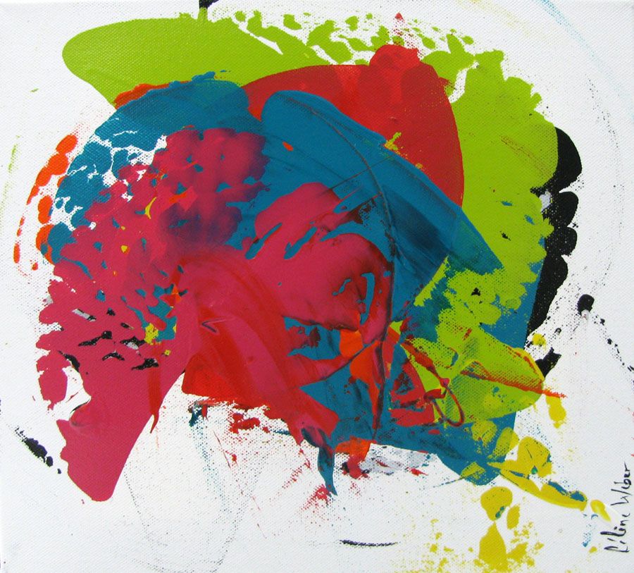 Tableau de CELINE WEBER a pour titre ACIDULE 1 style no dim : CELINE WEBERprix: