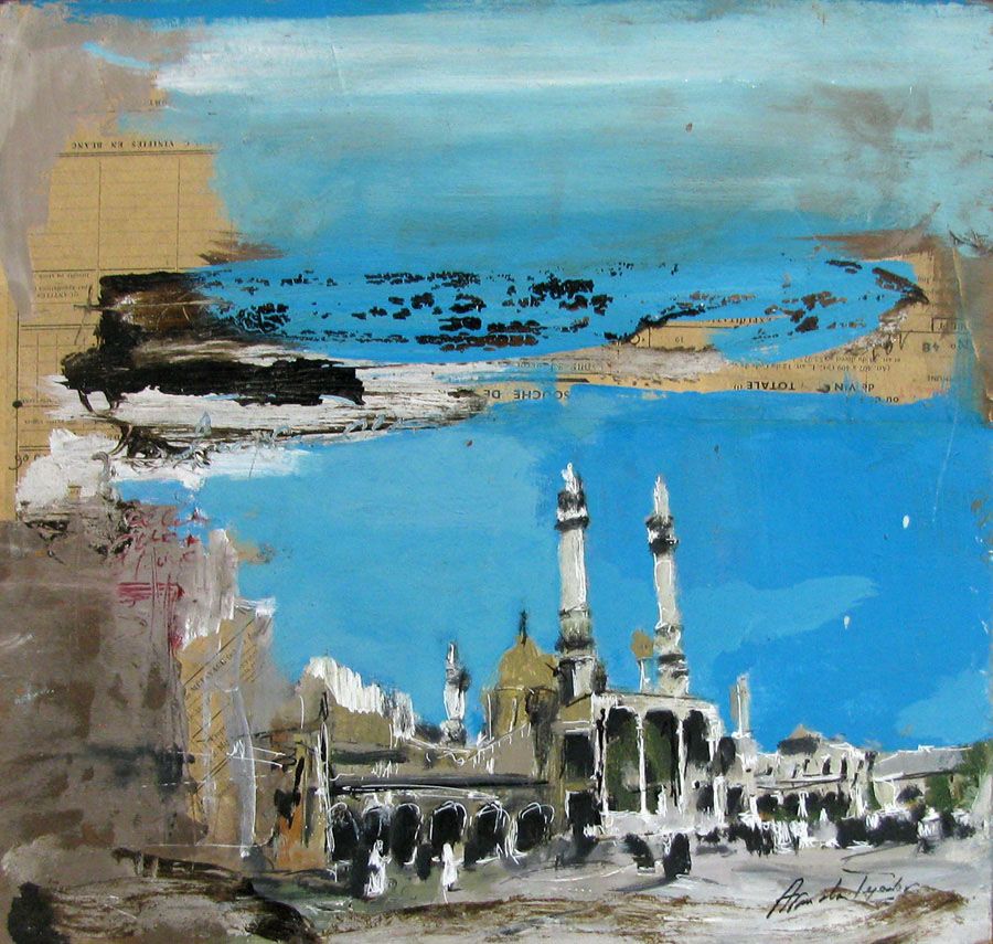 Tableau de ARANCHA TEJEDOR a pour titre MEZQUITA style figuratif dim : ARANCHA TEJEDORprix:250