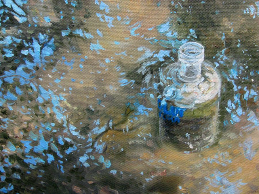 Tableau de ELISE BARAT a pour titre ABSOLUT V style figuratif dim : ELISE BARATprix:800