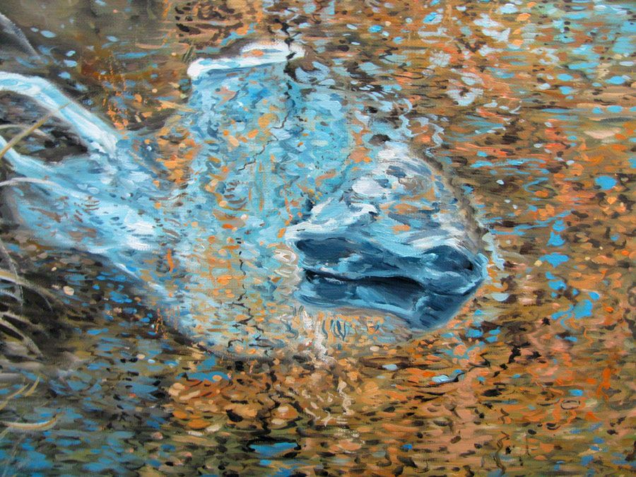 Tableau de ELISE BARAT a pour titre RECYCLEZ MOI style figuratif dim : ELISE BARATprix:950