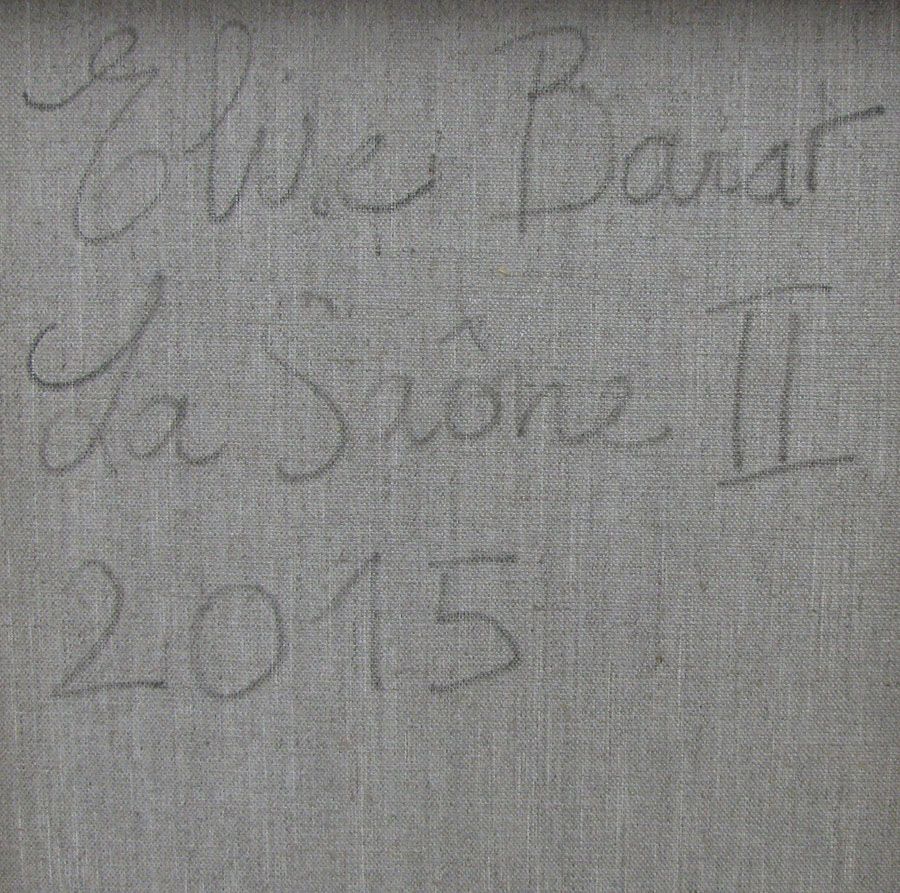 Tableau de ELISE BARAT a pour titre LA SOANE II style figuratif dim : ELISE BARATprix: