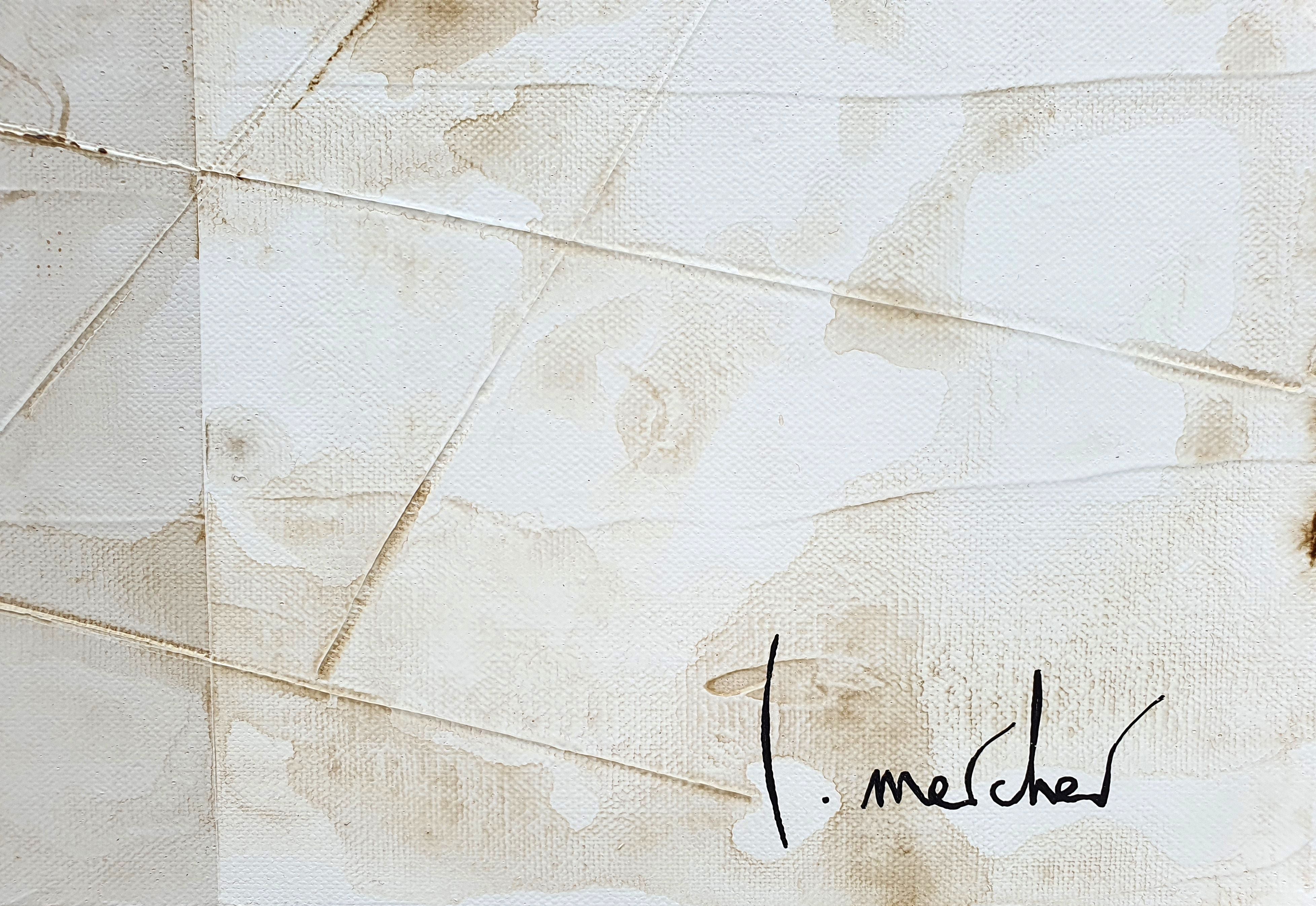 Tableau de LUDOVIC MERCHER a pour titre Traversee style abstrait dim : LUDOVIC MERCHERprix:1500