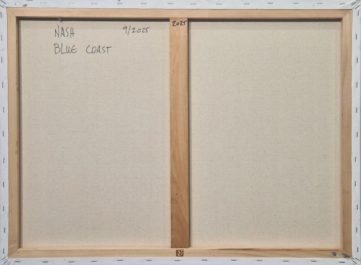 Tableau de NASH a pour titre Blue coast style abstrait dim : NASHprix:600