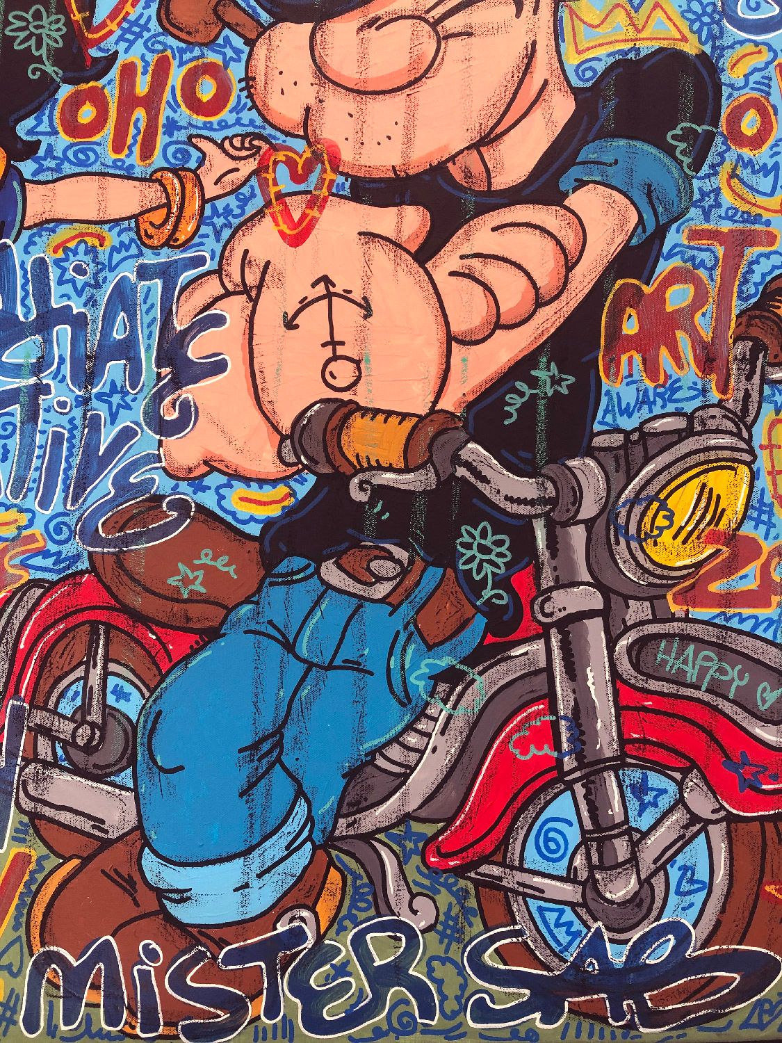 Tableau de RICO SAB a pour titre Betty Pop style graphique dim : RICO SABprix:600