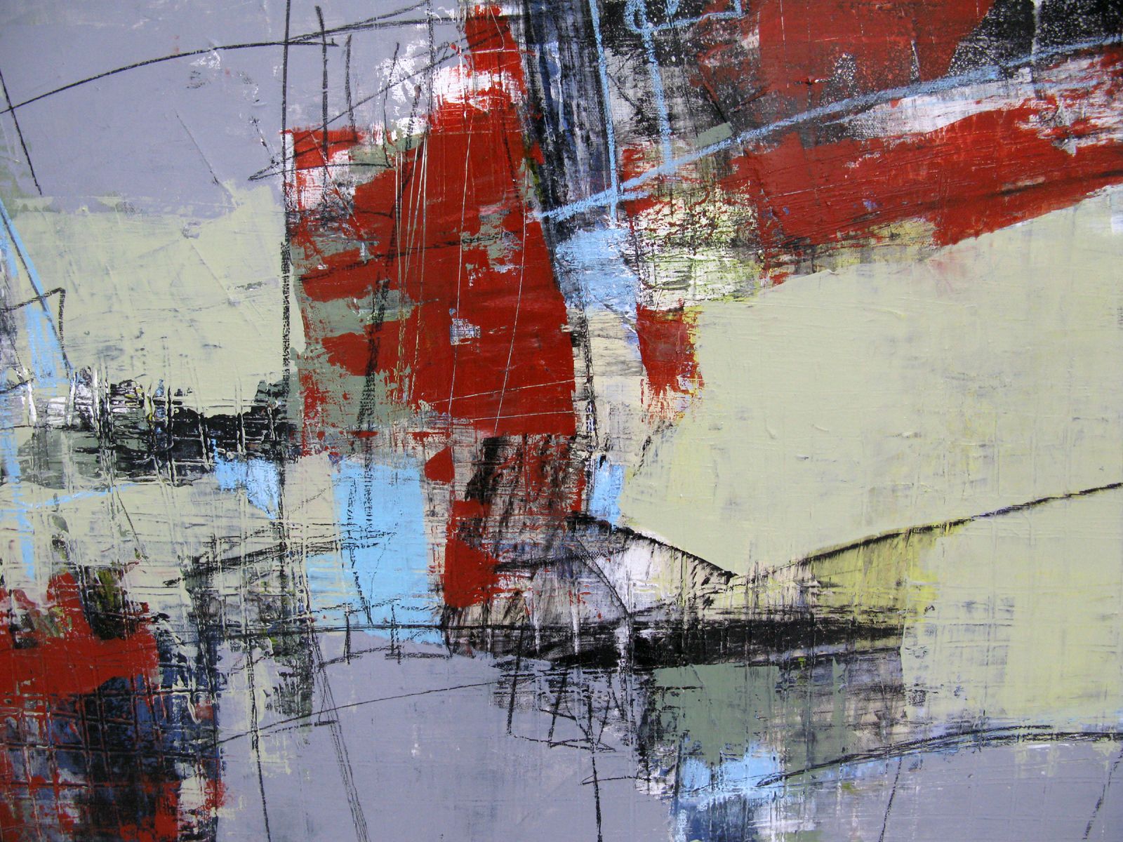 Tableau de TANIA CARRARA a pour titre SANS TITRE MULTICOULEURS style abstrait dim : TANIA CARRARAprix:680