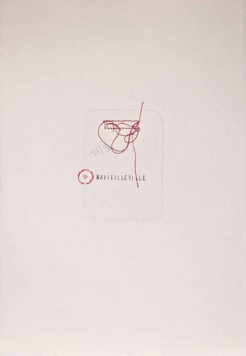 Editions d'art de NAVIEILLEVILLE a pour titre Sa patience style figuratif, graphique dim : NAVIEILLEVILLEprix:28