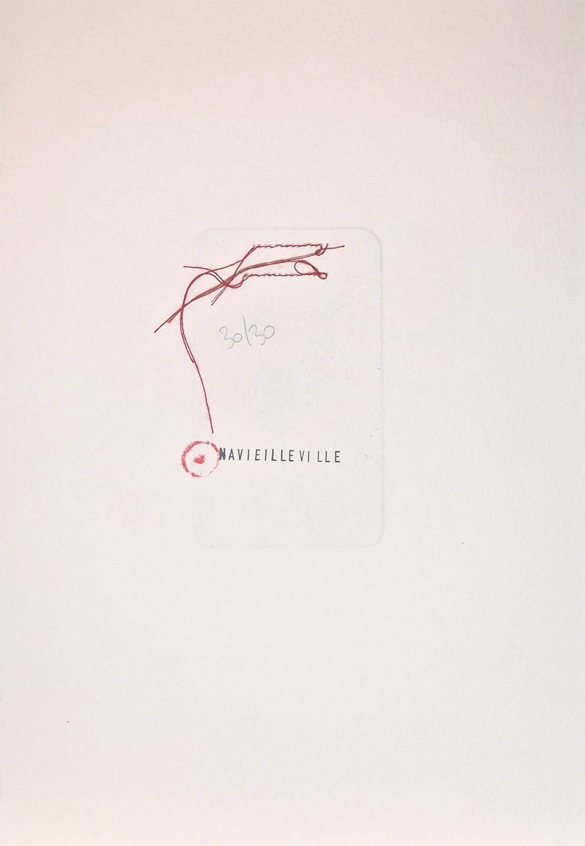 Editions d'art de NAVIEILLEVILLE a pour titre Son sens de l'observation style figuratif, graphique dim : NAVIEILLEVILLEprix:28