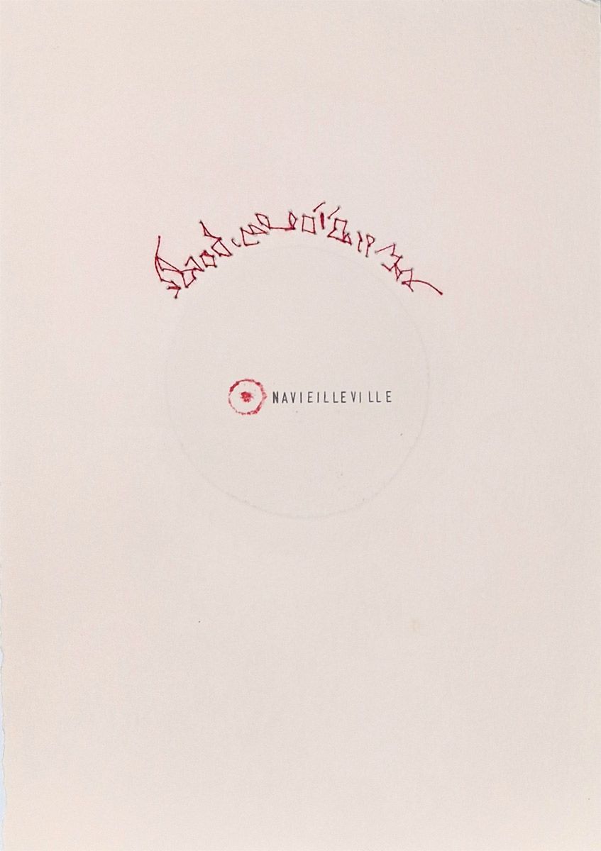 Editions d'art de NAVIEILLEVILLE a pour titre Se mettre en boule style figuratif, graphique dim : NAVIEILLEVILLEprix:42