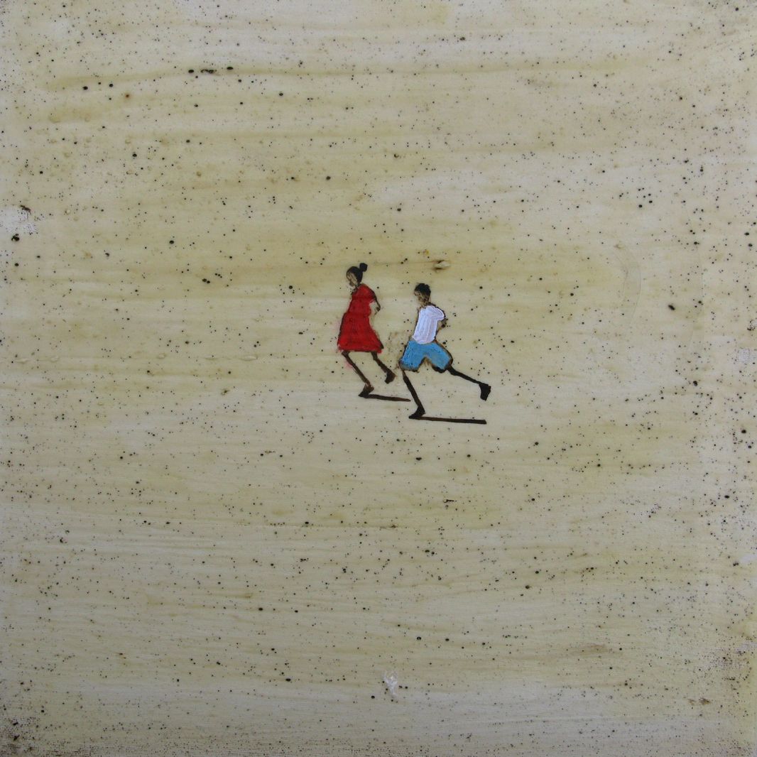Tableau de MARCOS ZRIHEN NOWOTNY a pour titre Toi et Moi- Barcelona 2026 style figuratif dim : MARCOS ZRIHEN NOWOTNYprix:110