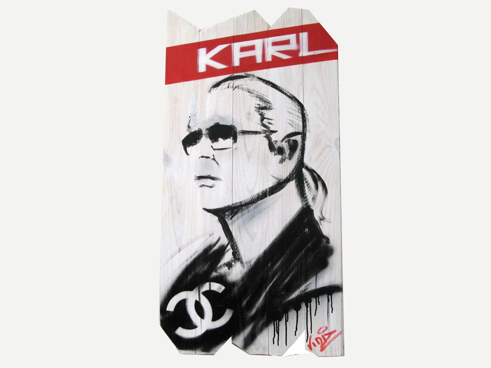 Tableau de VIDIZ a pour titre KARL style graphique dim : VIDIZprix: