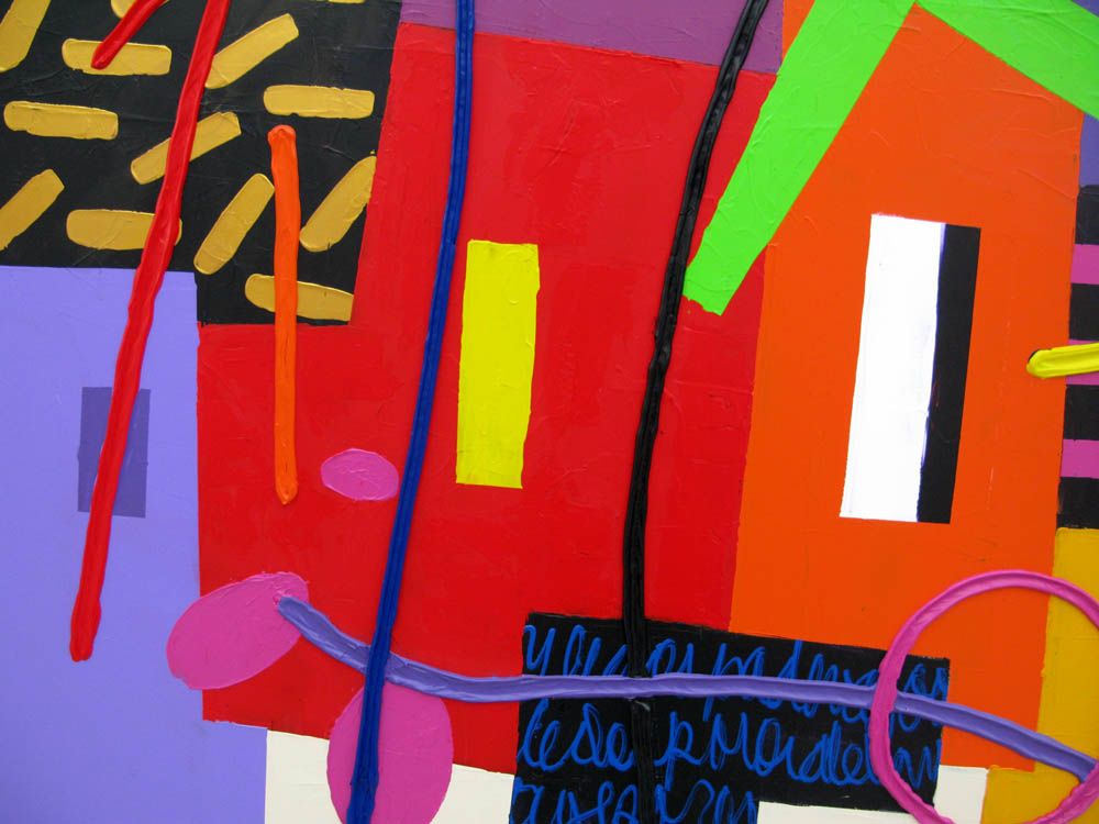 Tableau de MARCELLO CID SAINT JEAN a pour titre Variacion 9 style abstrait dim : MARCELLO CID SAINT JEANprix:850