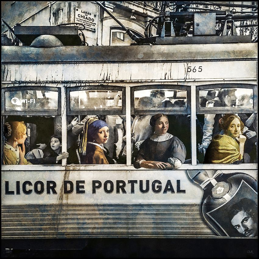 Editions d'art de OliR a pour titre VERMEER style figuratif, graphique dim : OliRprix:50