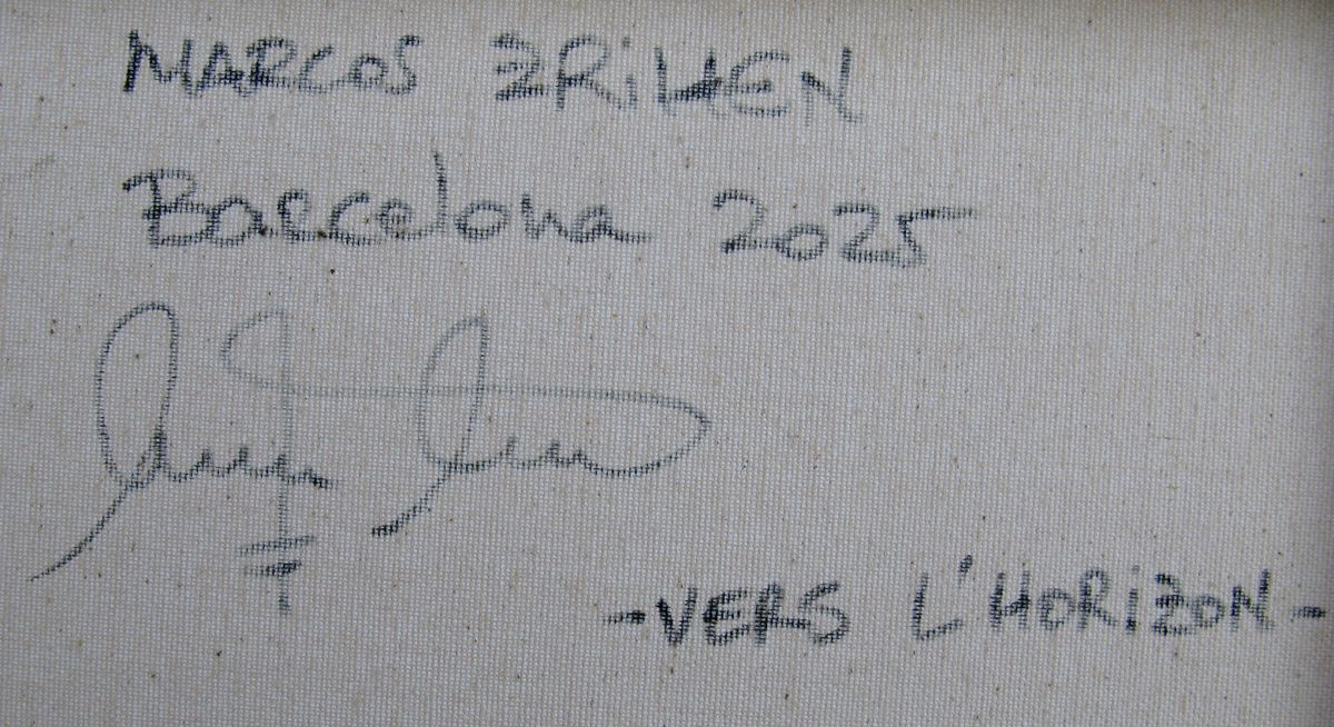 Tableau de MARCOS ZRIHEN NOWOTNY a pour titre Vers l'horizon - Barcelona 2025 style figuratif dim : MARCOS ZRIHEN NOWOTNYprix:110