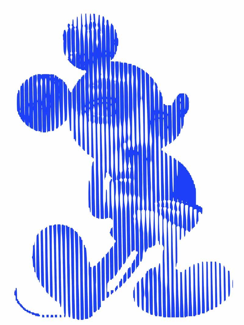 Editions d'art de WAWAPOD a pour titre MICKEYDAVID style street pop art, graphique dim : WAWAPODprix:50