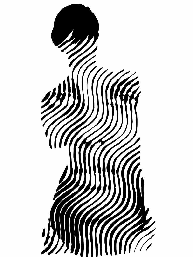 Editions d'art de WAWAPOD a pour titre VENUS DE STROMAE style figuratif, graphique dim : WAWAPODprix:50