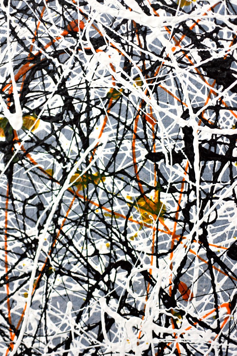 Tableau de NASH a pour titre WHITE 7 style abstrait dim : NASHprix:700