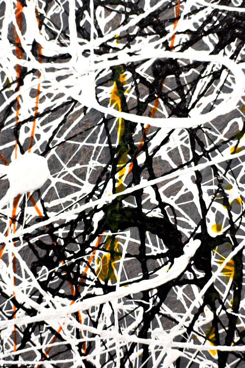 Tableau de NASH a pour titre WHITE 7 style abstrait dim : NASHprix:700