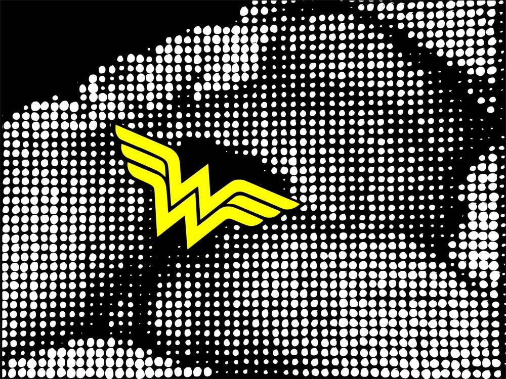 Editions d'art de WAWAPOD a pour titre WONDER style street pop art, graphique dim : WAWAPODprix:50