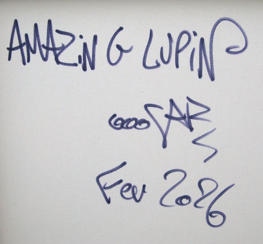 Tableau de RICO SAB a pour titre Amazing Lupin style street pop art, street art dim : RICO SABprix:1350
