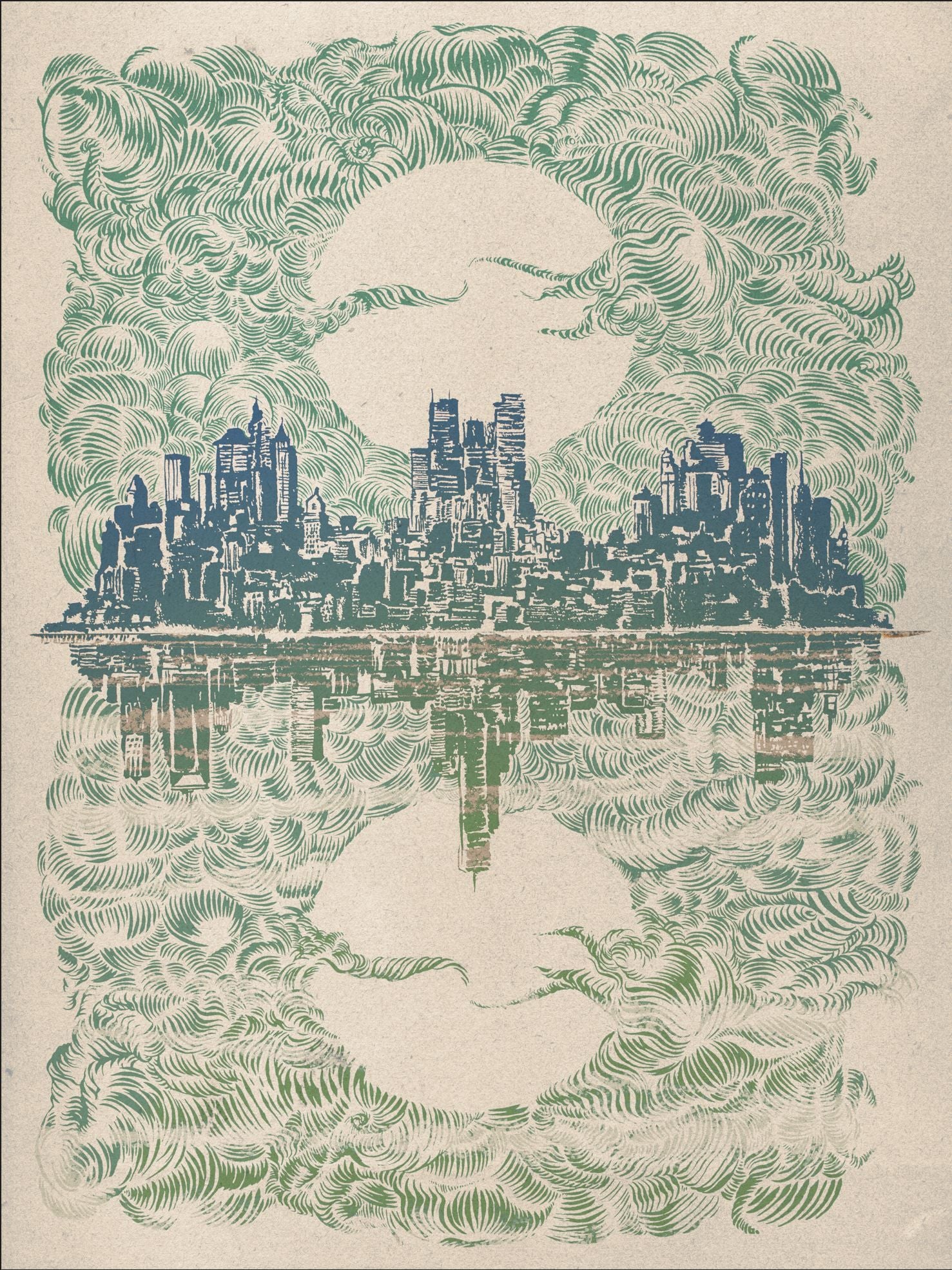 Editions d'art de Carlos Olmo a pour titre Gotham City style figuratif dim : Carlos Olmoprix:60