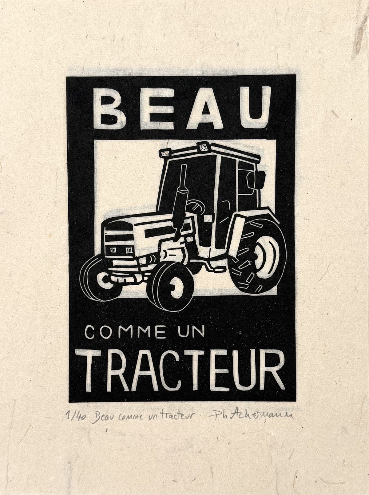 Beau comme un tracteur