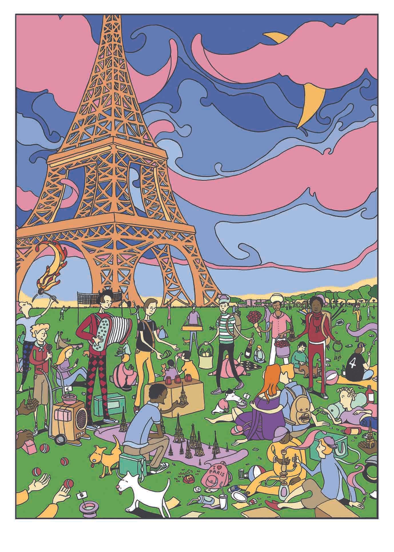Editions d'art de Mark Temlett a pour titre Belle Epoque style graphique dim : Mark Temlettprix:190