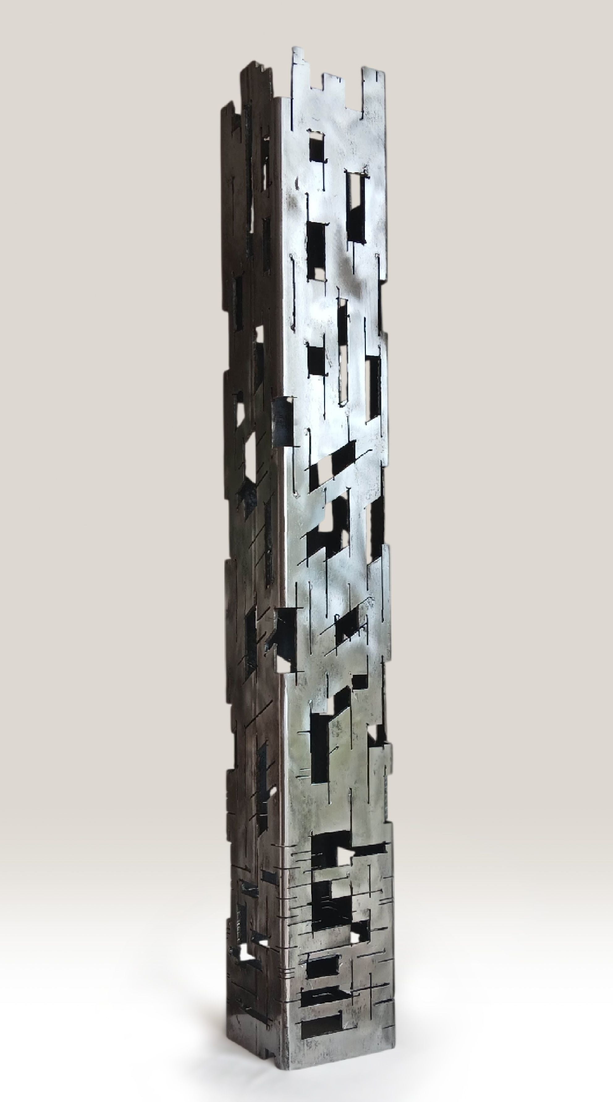 Sculpture de JEROME POUMES a pour titre Building 23 style graphique dim : JEROME POUMESprix:1500
