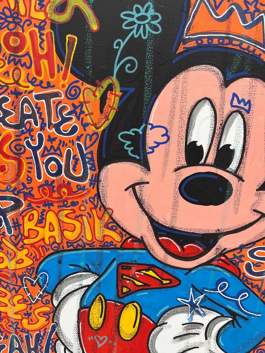 Tableau de RICO SAB a pour titre Create You style street pop art dim : RICO SABprix:450