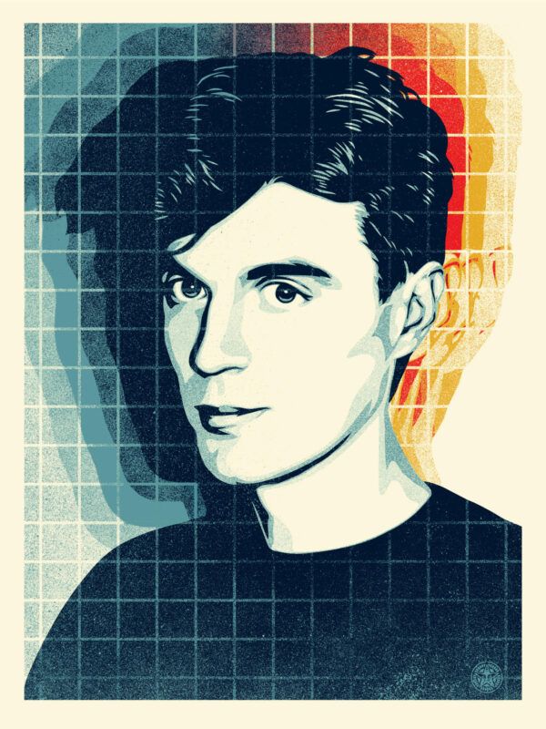 Editions d'art de OBEY : SHEPARD FAIREY a pour titre Overloading the grid (David Byrne) style street pop art, graphique dim : OBEY : SHEPARD FAIREY prix:350