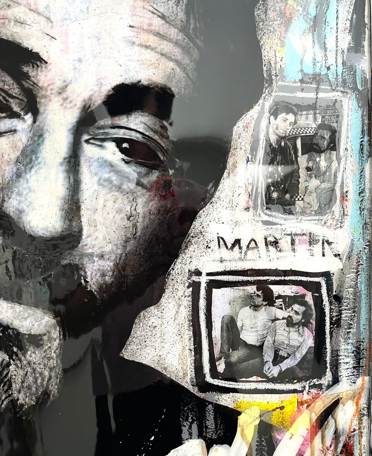 Tableau de THIERRY RASINE a pour titre De Niro 1978 style street pop art dim : THIERRY RASINEprix:1200
