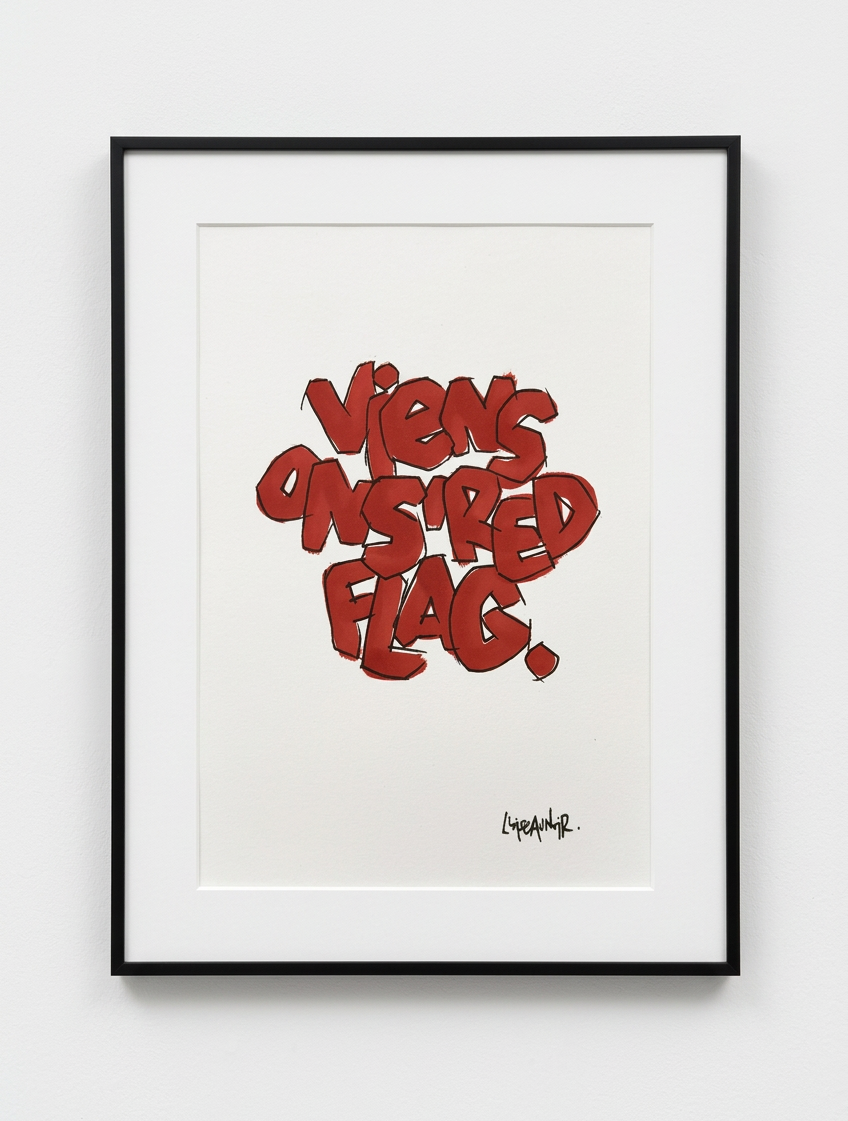 Viens on s'red flag