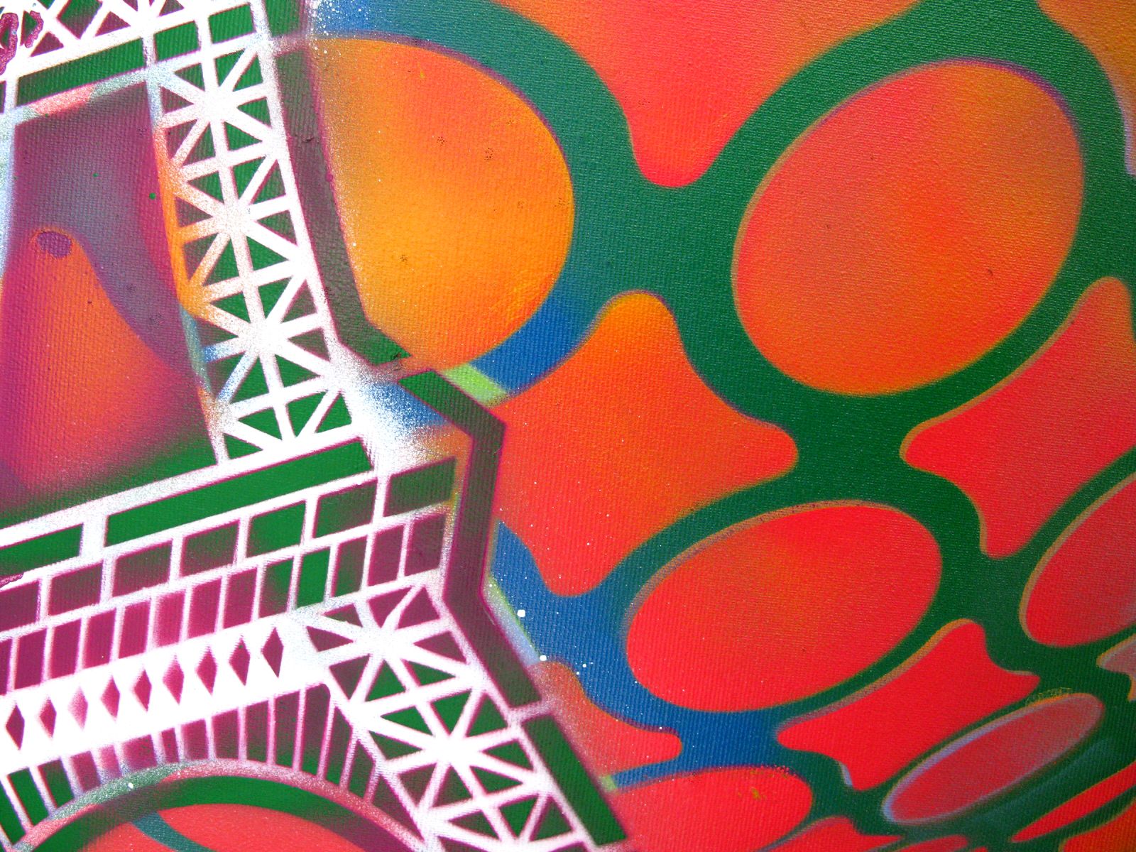 Tableau de YANN GUINCHAN a pour titre Eiffel 1 style graphique dim : YANN GUINCHANprix:550